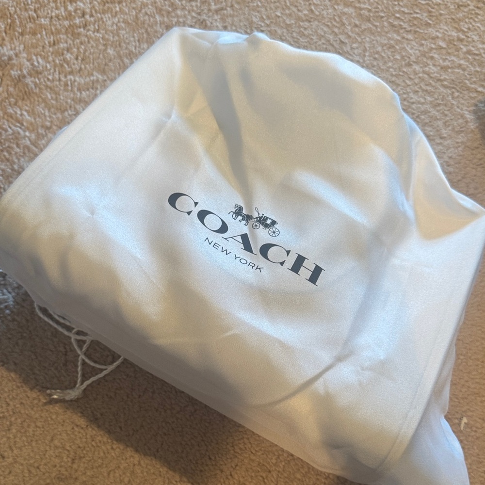 Coach Cream Satchel with Gold Accents - Picture 14 of 16
